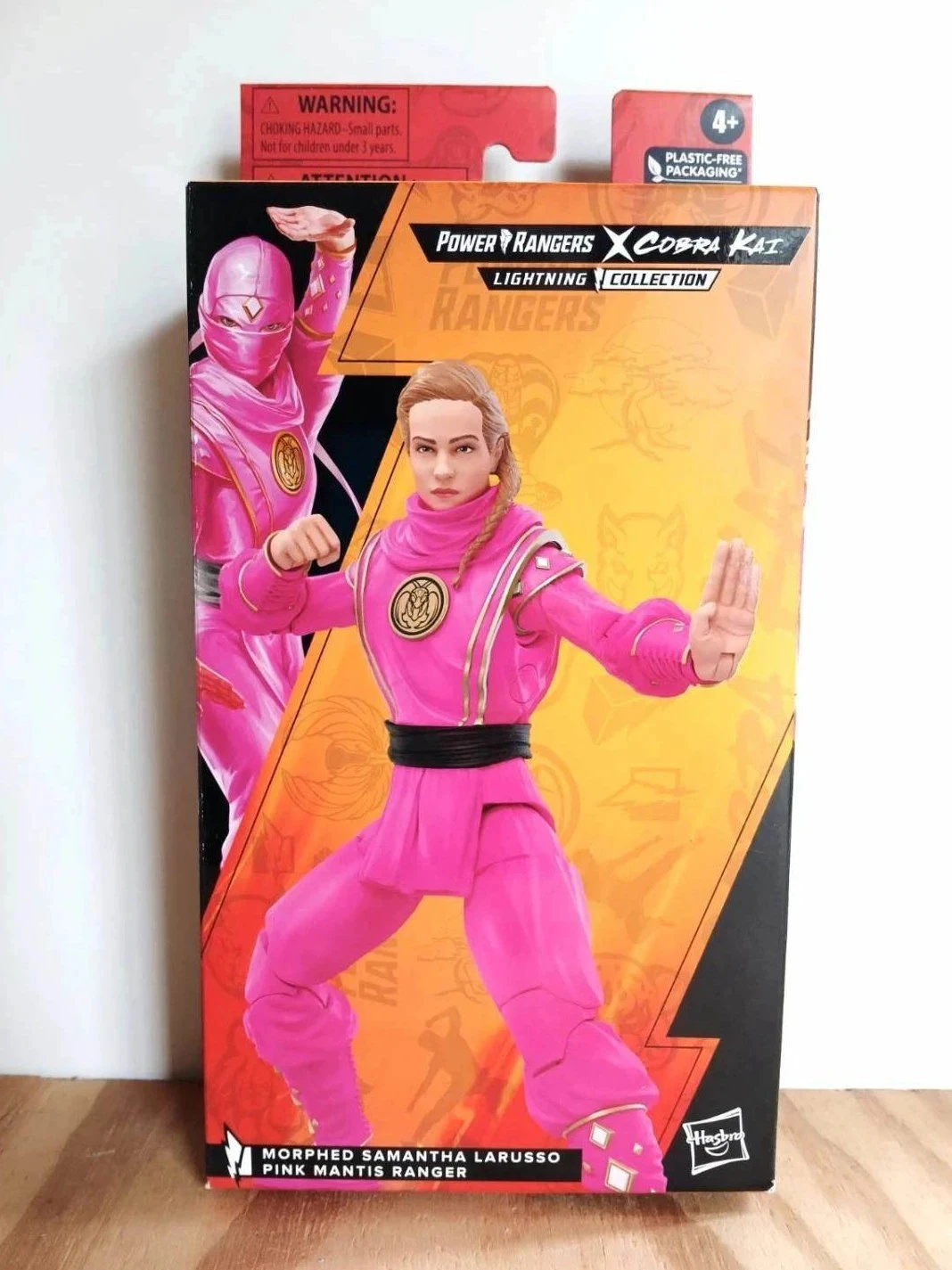 Figurine Power Rangers x Cobra Kai Morphed Samantha LaRusso Pink Mantis Ranger